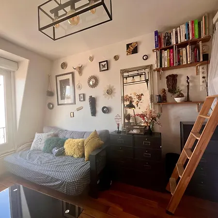 Appartement Charmant Studio Avec Vue Degagee Paris